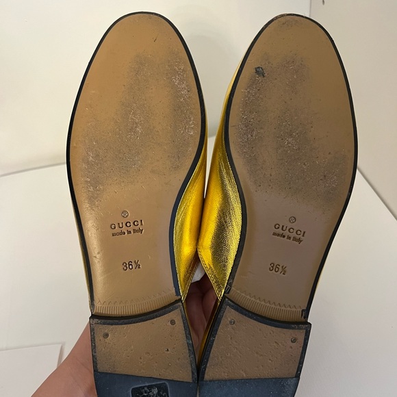 Gold Gucci mule - Picture 6 of 8